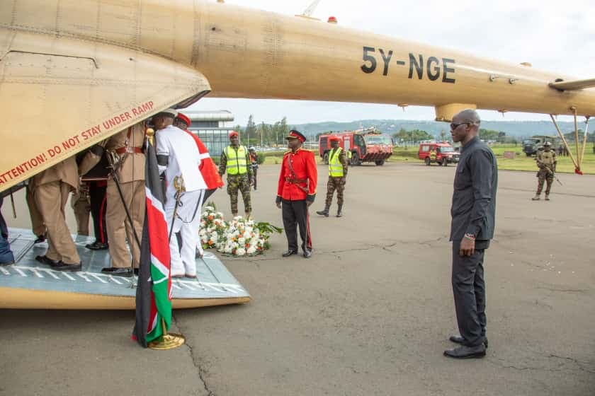 Military Show and Massive Crowd as Raila Odinga’s Body Receives Heroic Welcome in Kisumu