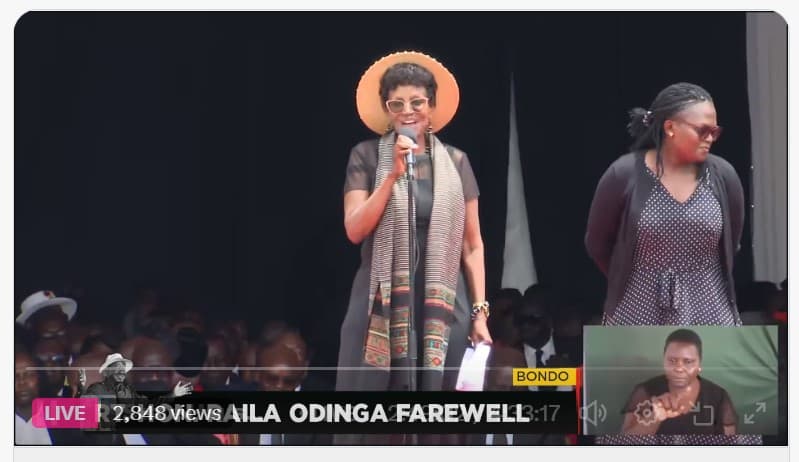 Raila’s Sister Condemns Kasarani Shootings, Faults Dishonourable Police Conduct