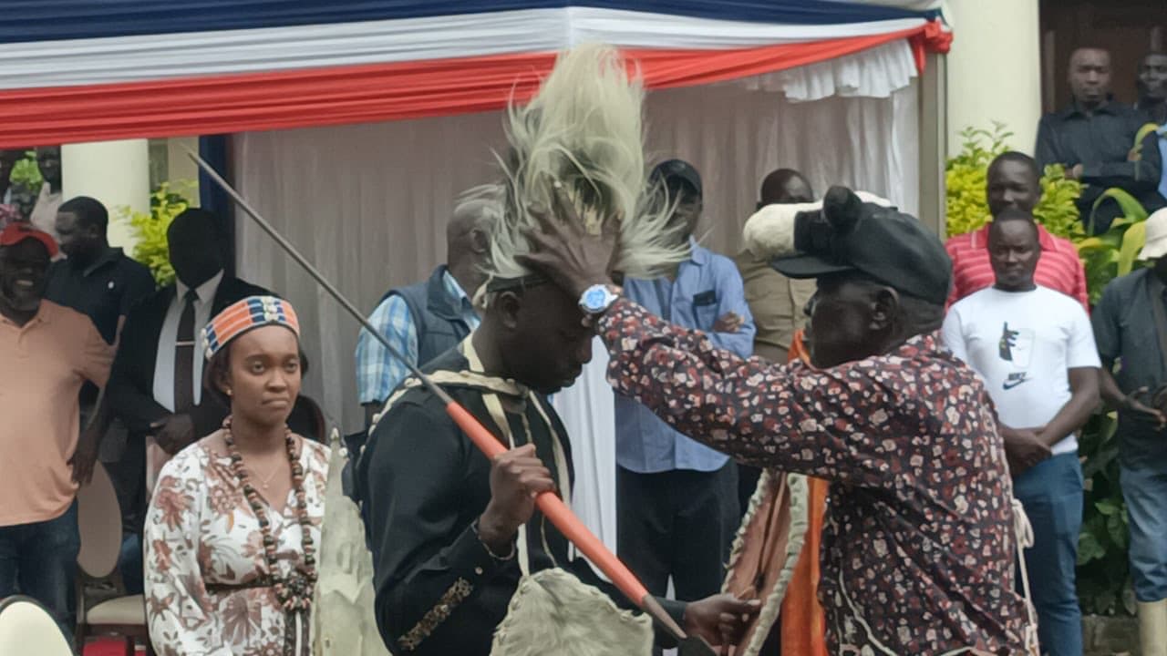 Raila Junior Installed as Odinga Family Head in Traditional Luo Ceremony