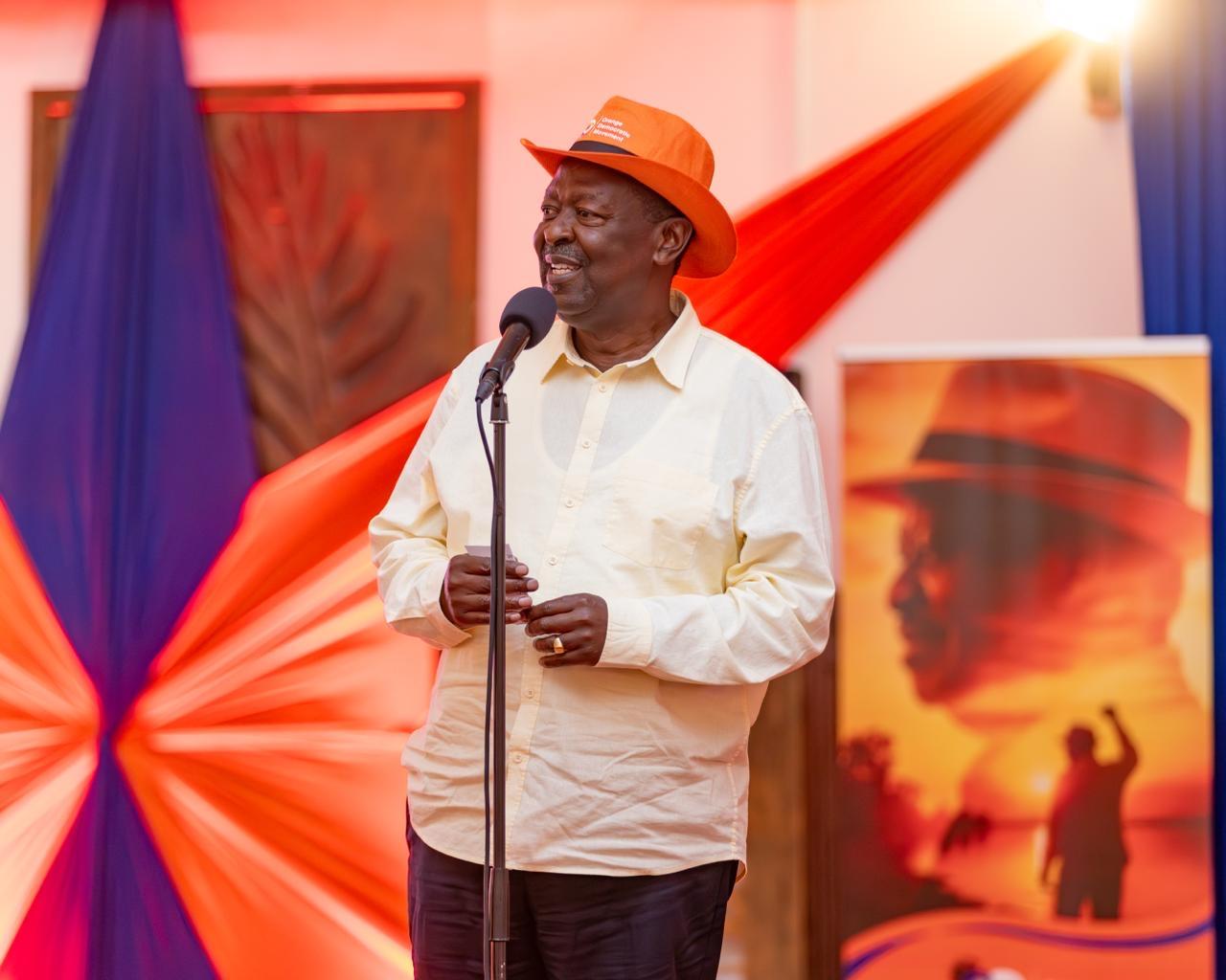 Mudavadi Feted with Honorary ODM Founder Certificate