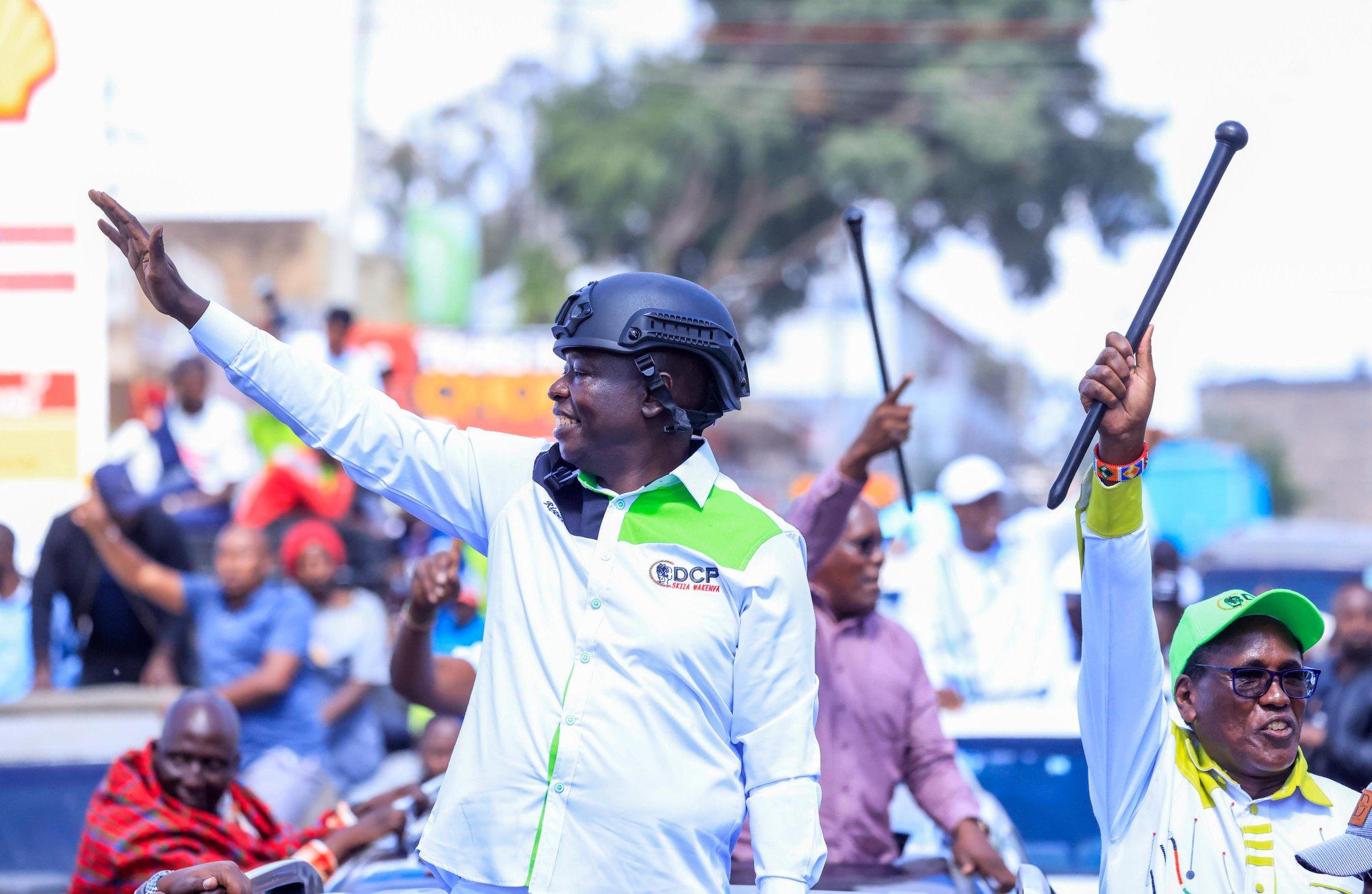 Gachagua Accuses Government of Sending Goons to Burn Ballot Boxes in Narok Town After Candidate Began Losing