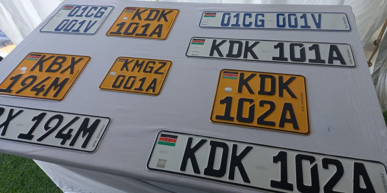 Kenya Hit With Acute Shortage of Digital Number Plates Some Resorts To Printing Plates On Paper