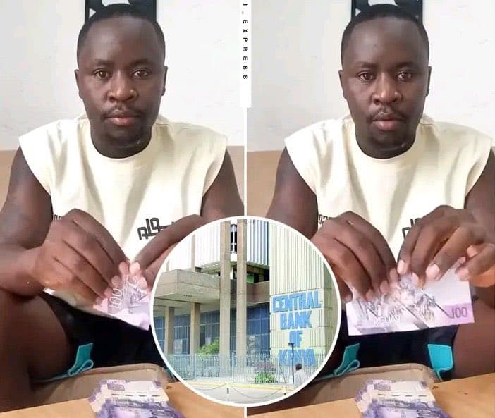 ‪TikToker ‘Billionaire Son’ Arrested After Filming Himself Tearing Sh100 Bank Notes