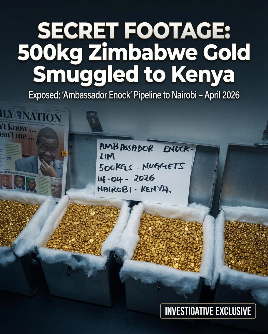 Secret Footage Reveals 500kg Zimbabwean Gold Smuggling Pipeline Into Kenya Linked to ‘Spiritual Son’ Networks